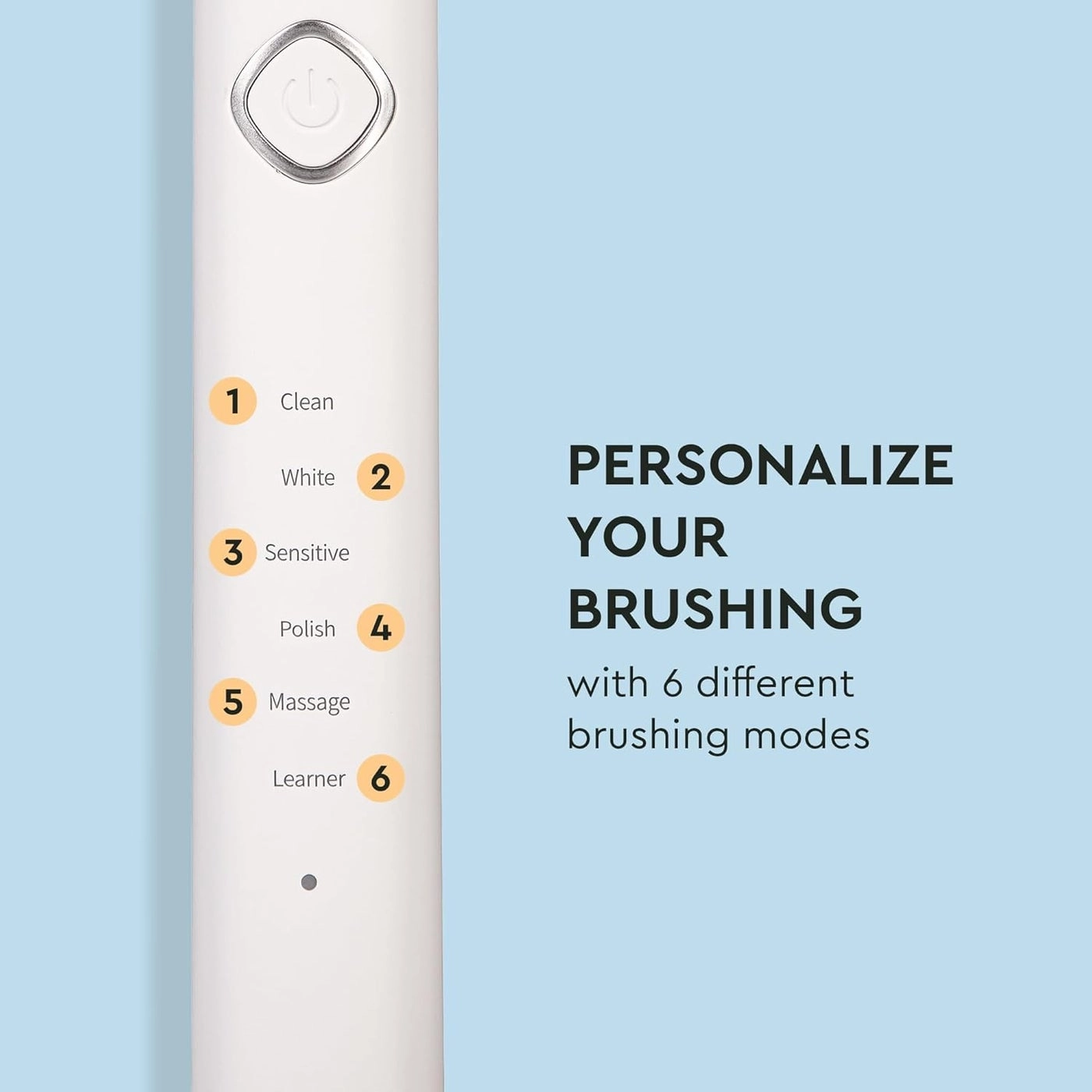 30 Electric Toothbrush - 2 Heads Rechargeable Sonic