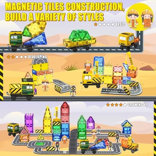 Magnetic Tile Building Set