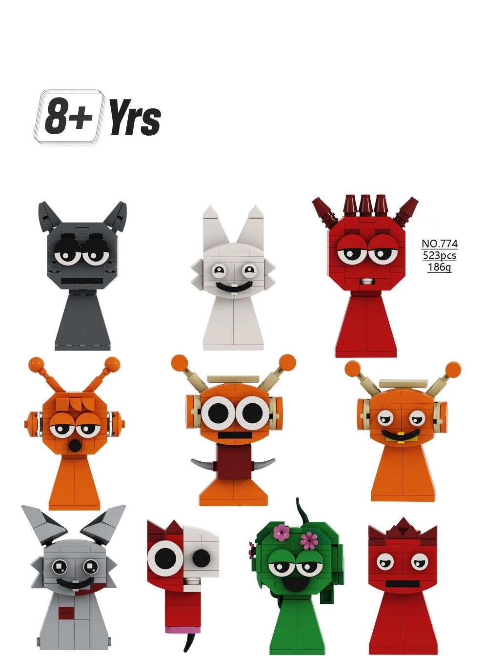 Y&D Sprunki Building Blocks - Fantasy 523pcs