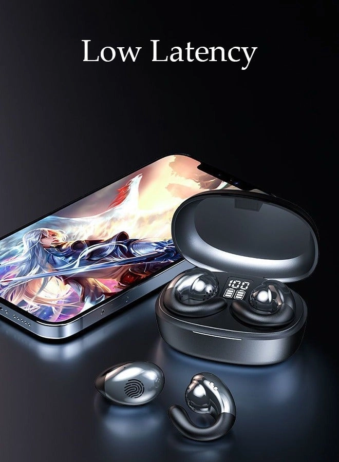 Clip On Bluetooth Earphones Wireless Earbud