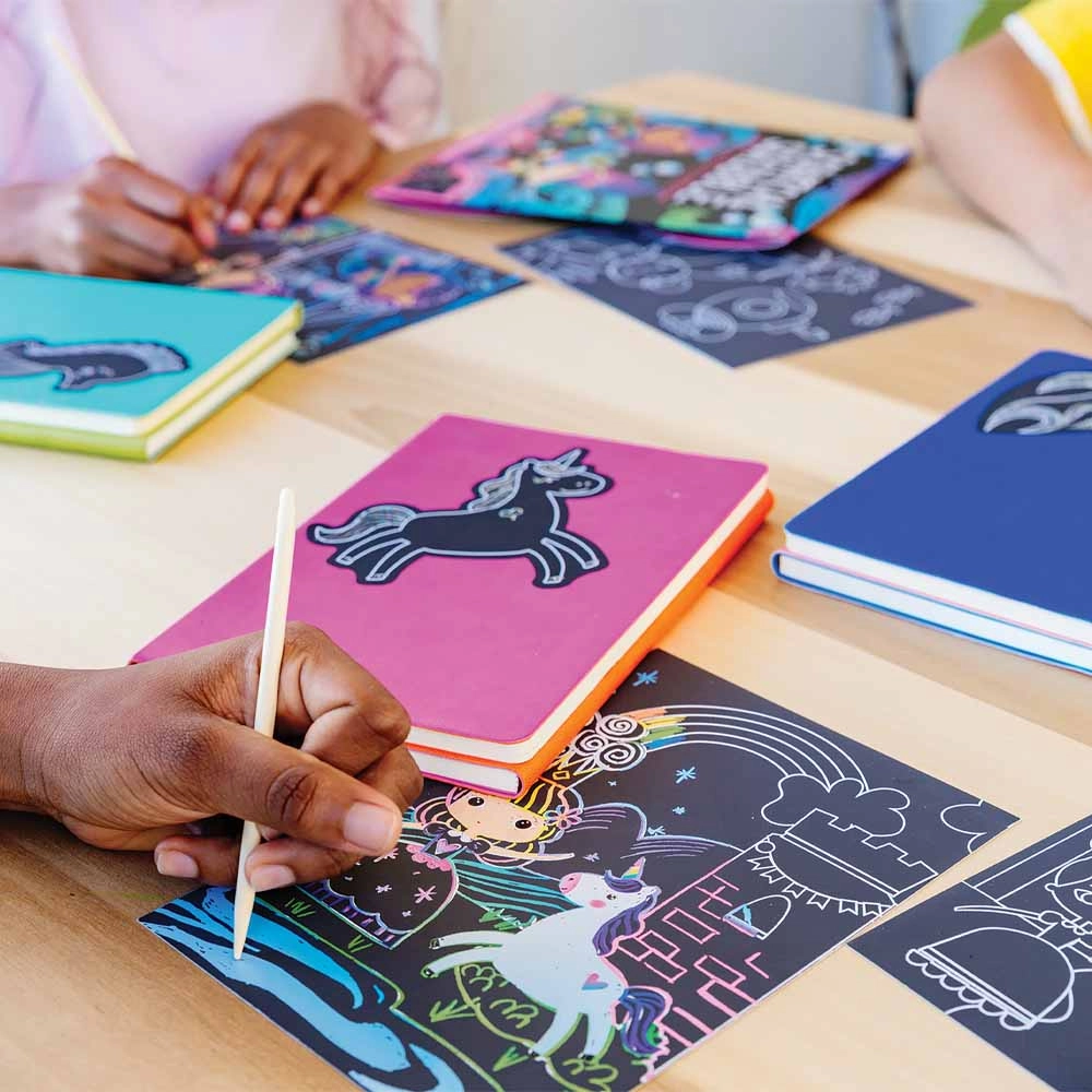 Scratch & Scribble Art Kit Princess Garden- 6+ years