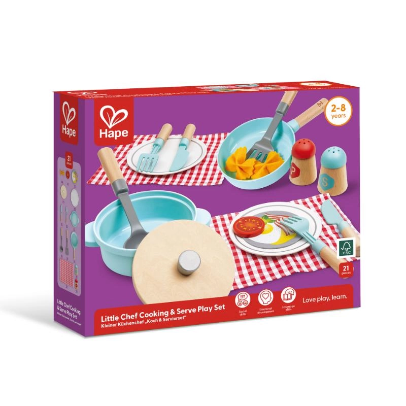 Little Chef Cooking & Serve Play Set - 21pcs (531-E3208)