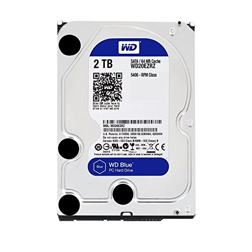 Blue 3.5" 5400rpm 64MB SATA 6Gb/s (WD20EZRZ) - 2TB