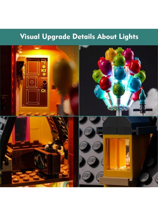 LED Light Kit - Sensing Colorful Lighting for LEGO Up House 43217