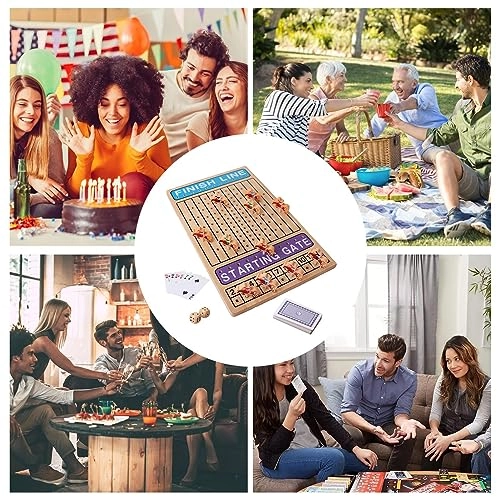 Across The Board - Wooden Dice & Cards