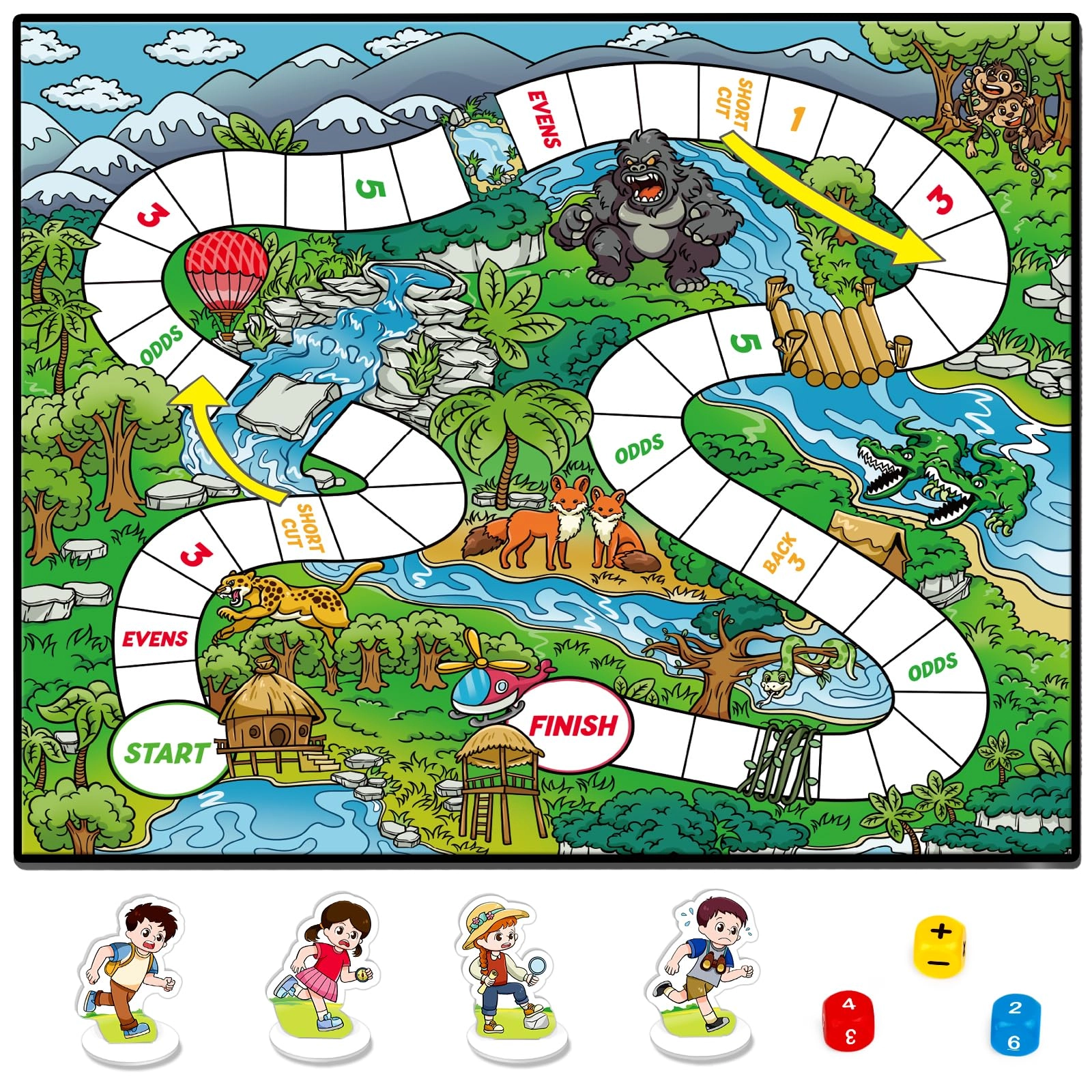 Aizweb Math Board Games - 3 years and up