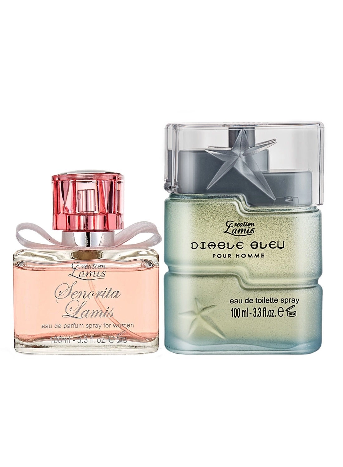 Creation Lamis Diable Bleu Eau de Toilette - 100ml + Senorita Lamis Eau de Parfum - 100ml