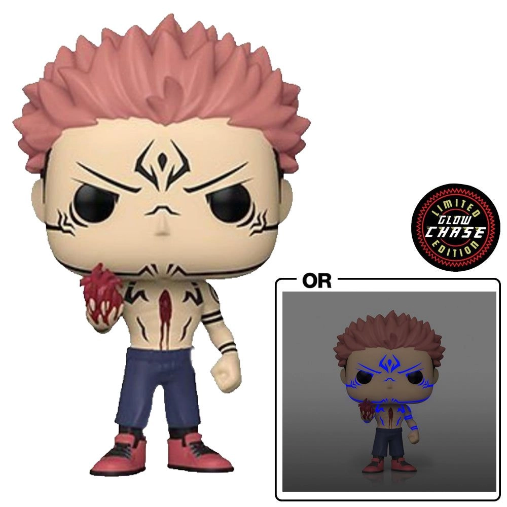 FUNKO Sukuna - Jujutsu Kaisen - POP! Animation with Heart Vinyl Figure (Chance of Chase)