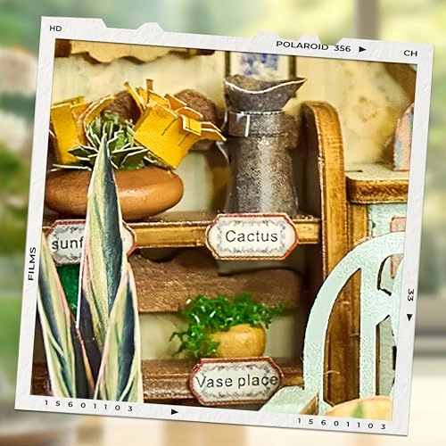 DIY Miniature Dollhouse Kit - Romantic garden