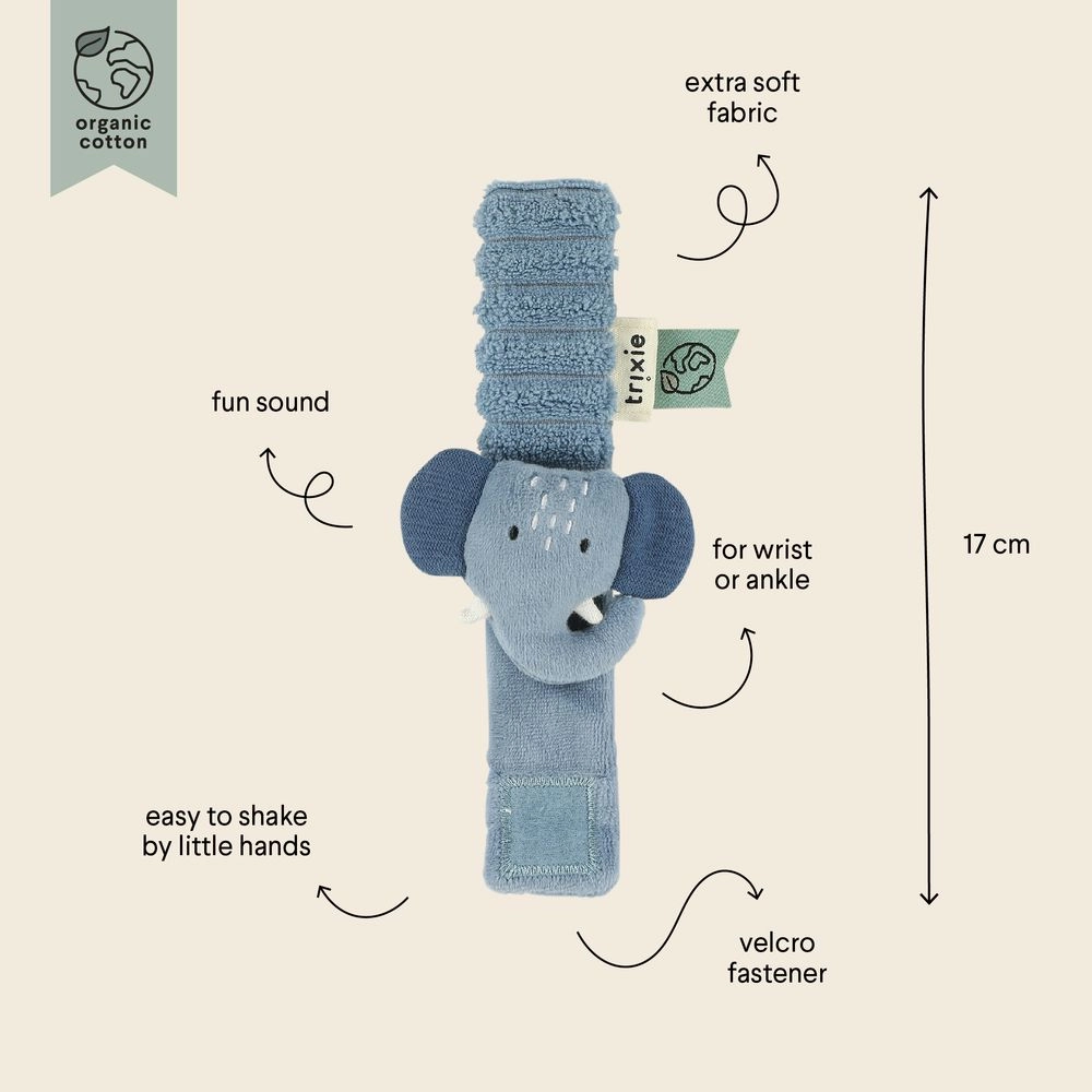 Rattle - Mrs. Elephant - Suitable for 0 month and above