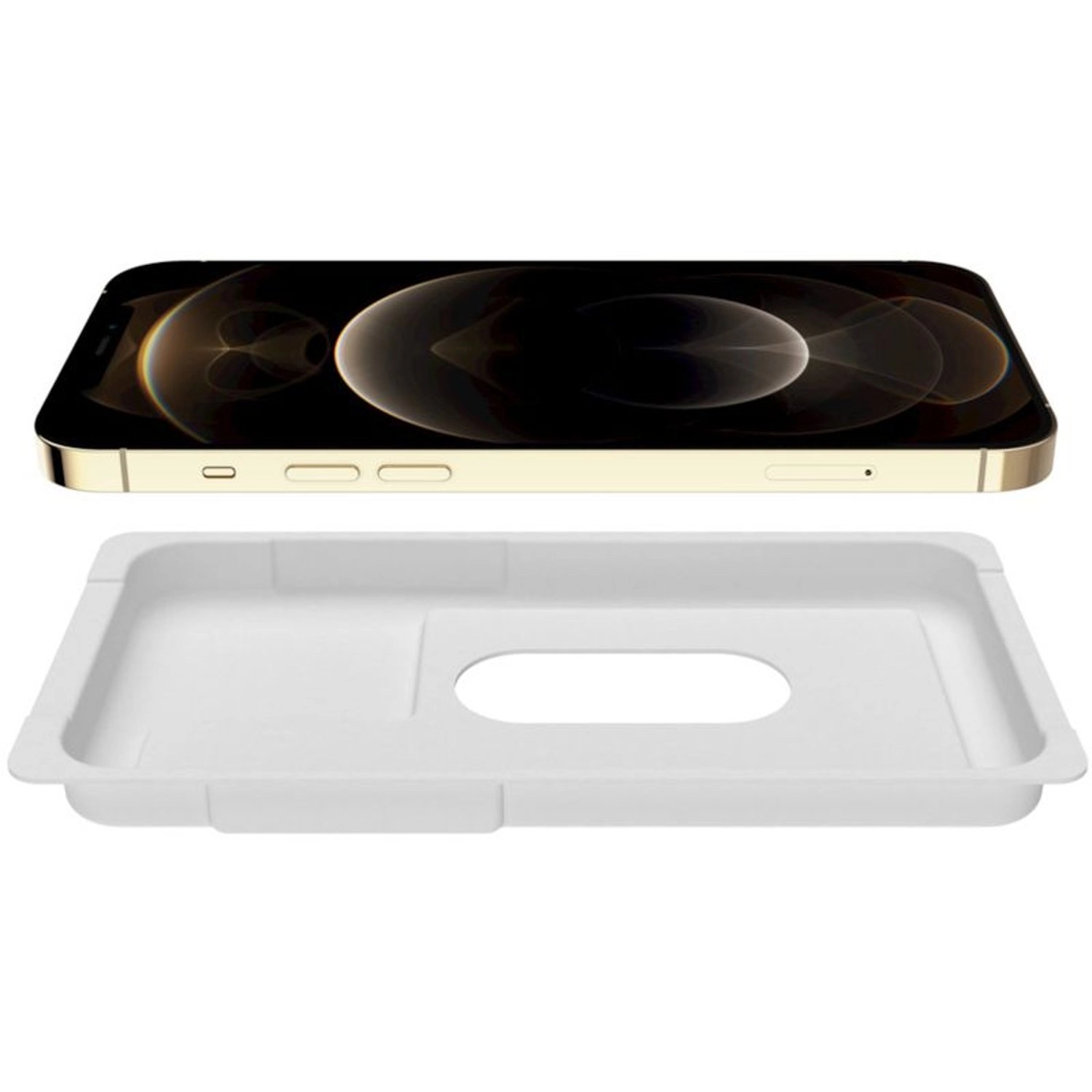 Screenforce Tempered Glass Privacy Anti-Microbial Screen Protector - iPhone 12 iPhone 12 Pro