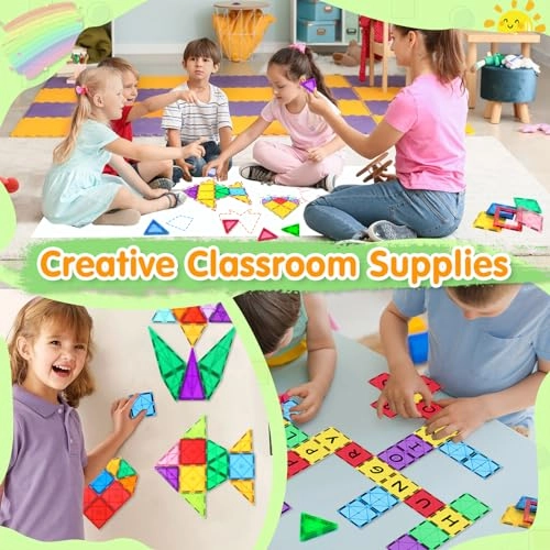 Magnetic Tiles - 3 years and up 60 pieces