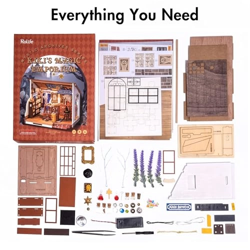 DIY Miniature Dollhouse Kit - Halloween/Christmas 1:20