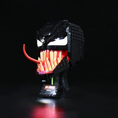 LED light kit - compatible with 76187 Venom Mask Multicolor