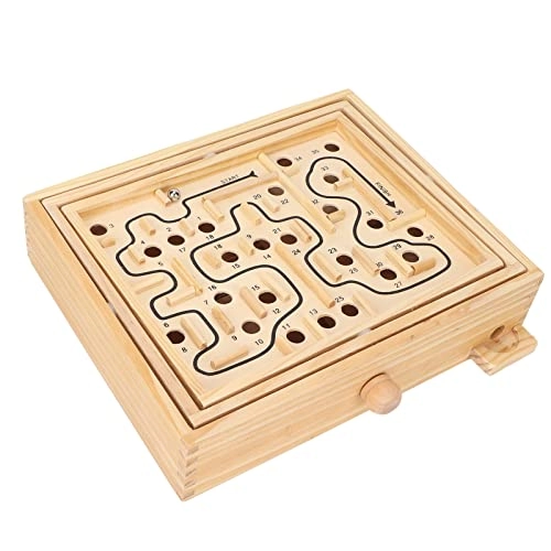 Wooden puzzle maze game - 3 Years Old + 3 pieces