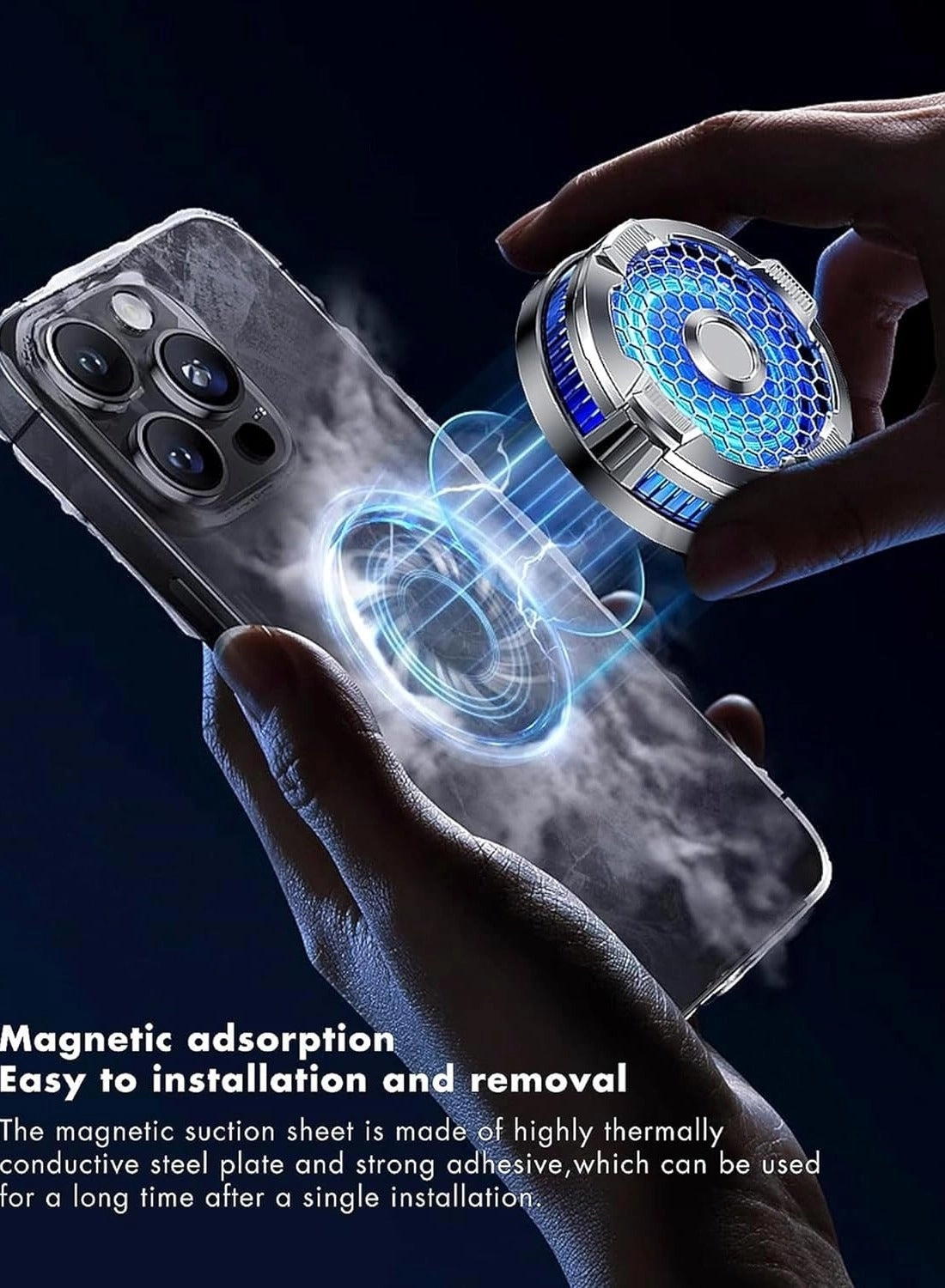 Magnetic Phone Cooler - iPhone iPad Android Tablet