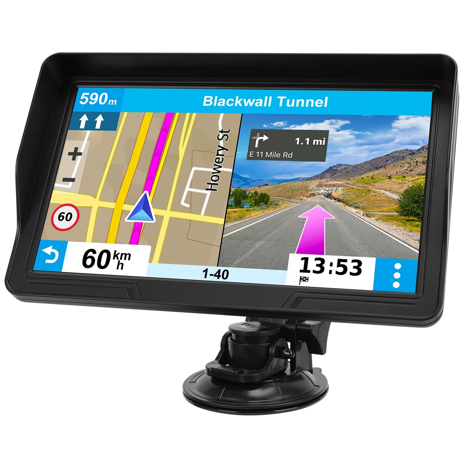 GPS-HJX GPS Navigator for Trucks - 9 inch B0G24WZDMT Free Lifetime Map Updates