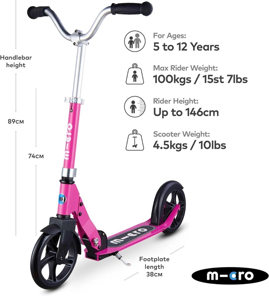 Cruiser LED Kick Scooter – 200mm LED