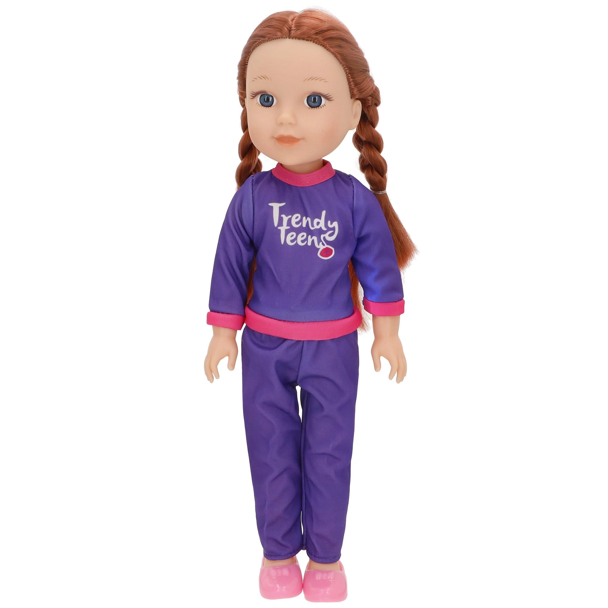 COLORBABY Mara Children's Moving Doll - 36 cm Red Braids Ages 3+