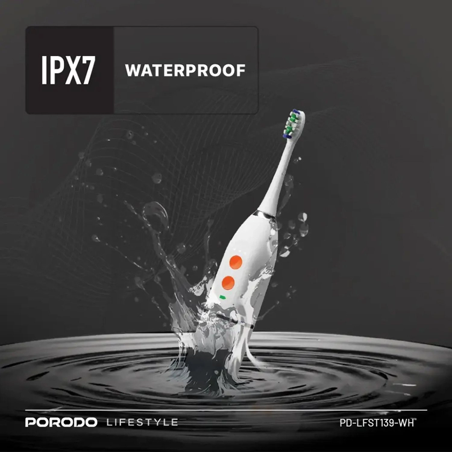 Lifestyle Water Floss & Sonic Electric Toothbrush - 100mL 25 Days Battery Life IPX7