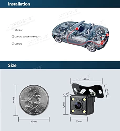 AHD Car Reverse Parking Camera - Night Vision 1920x1080
