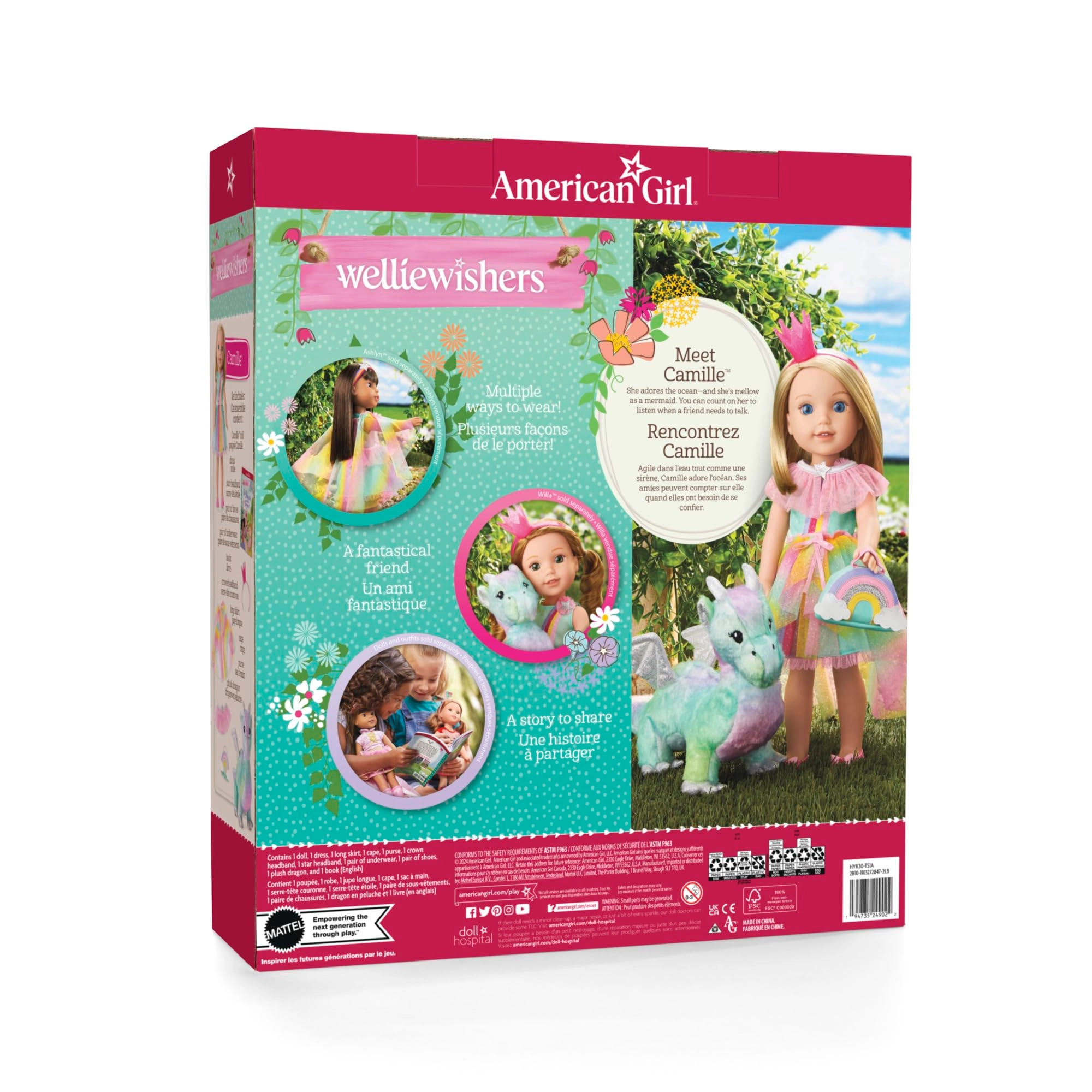 Camille Doll Playset - 145inch WellieWishers Ages 4+