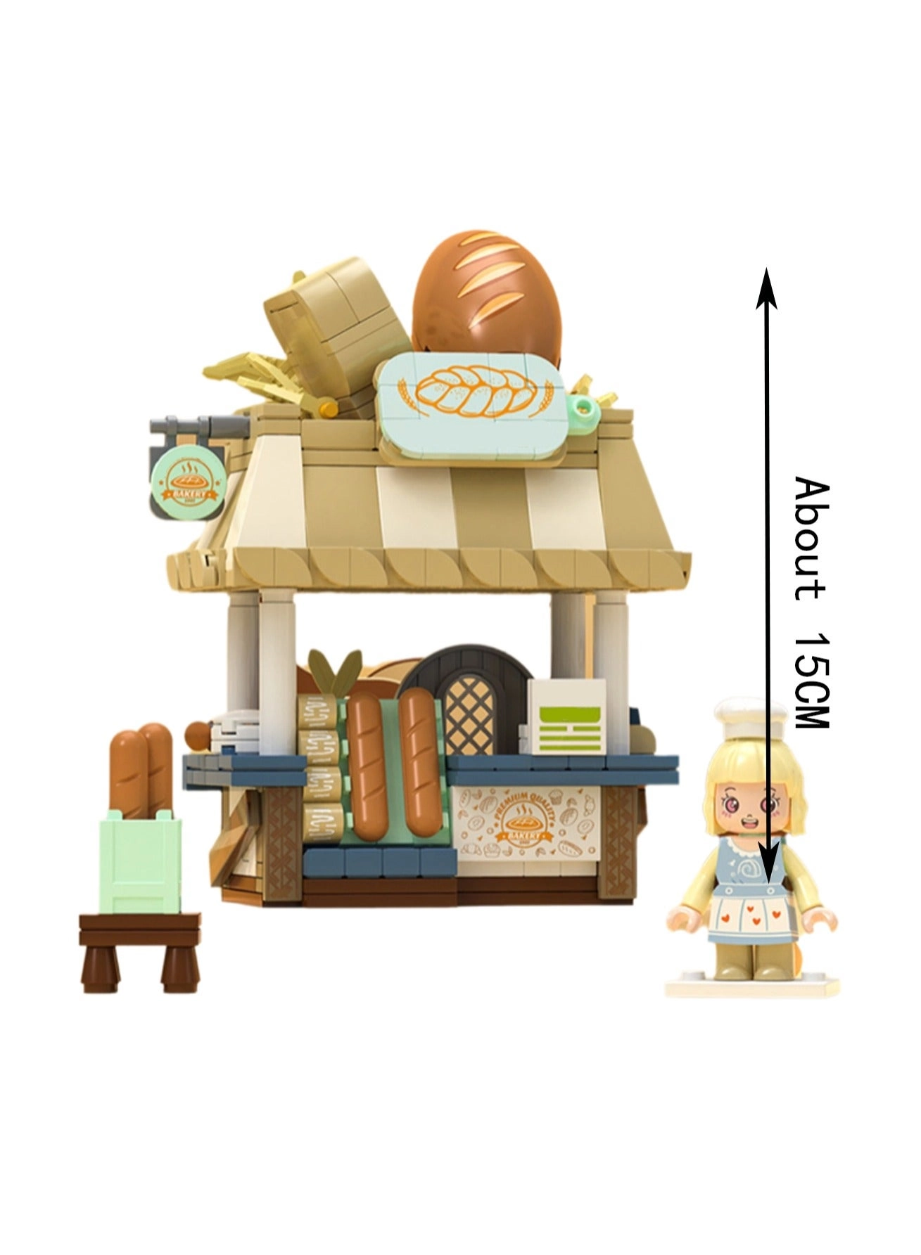 Bakery Model Set - Bakery 567pcs