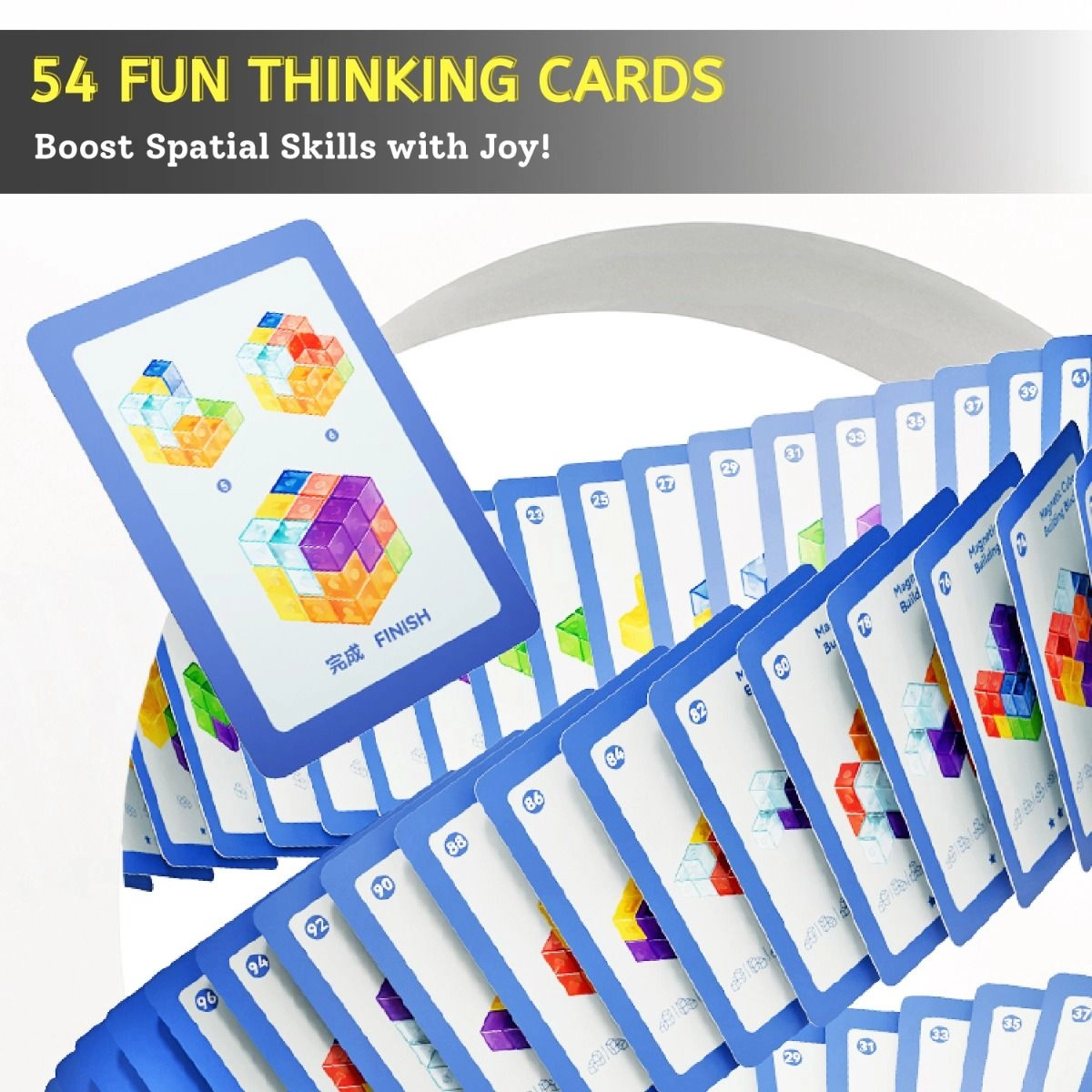 Magnetic Building Blocks Cube - 7pcs