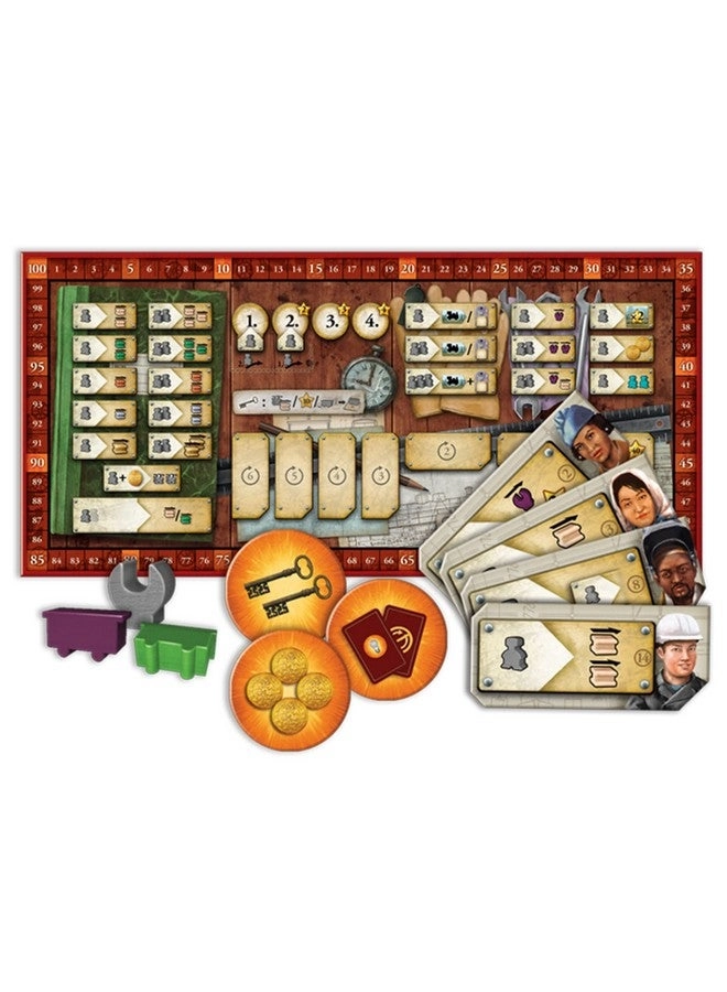 Ultimate Railroads - Worker Placement Train Route-Building