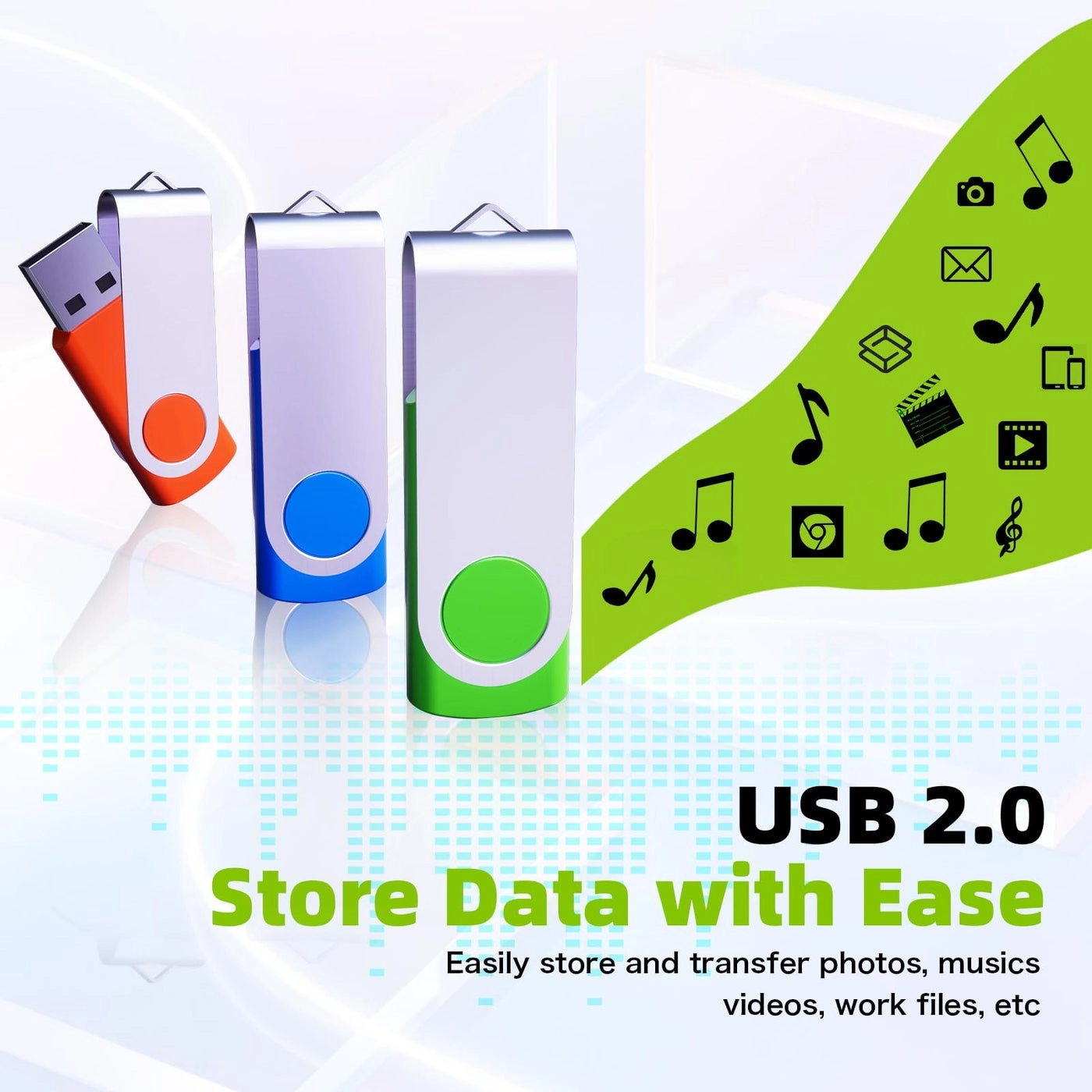 Flash Drive - USB 2.0 64GB Pack