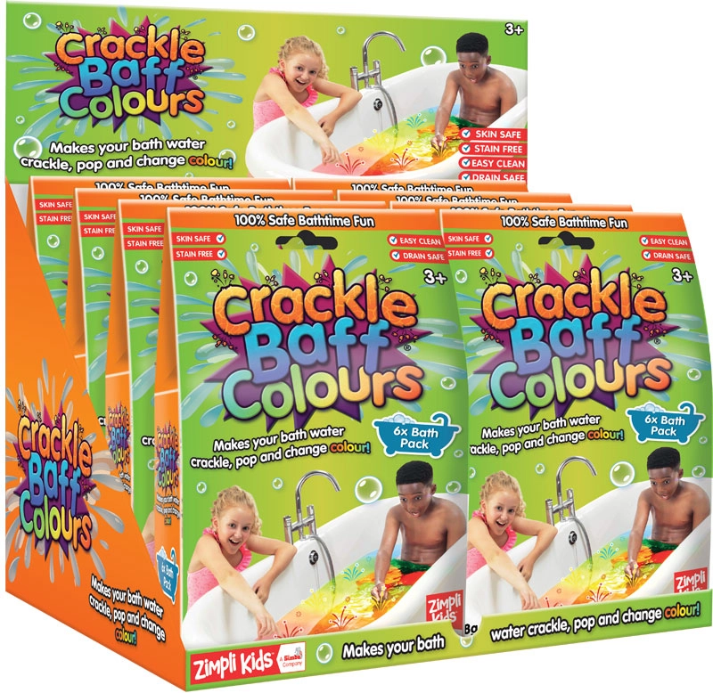 Zimpli Kids Crackle Baff - 6 Bath Pack 60g
