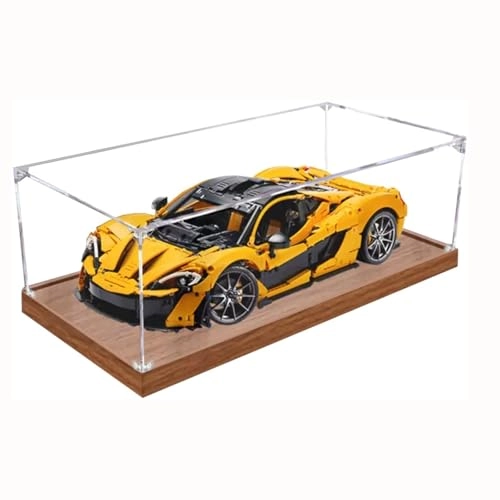 Acrylic Display Case (42172) - Transparent Base With Mirror 62 x 30 x 20 cm