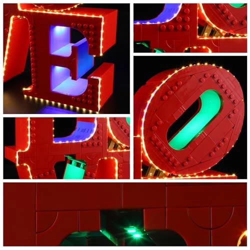 LED Light for LEGO Art LOVE 31214