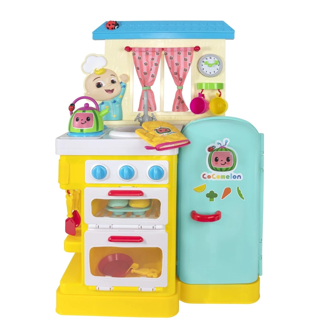 MZA STORES Deluxe Feature Roleplay Little Kitchen - Interactive Kitchen Accessories