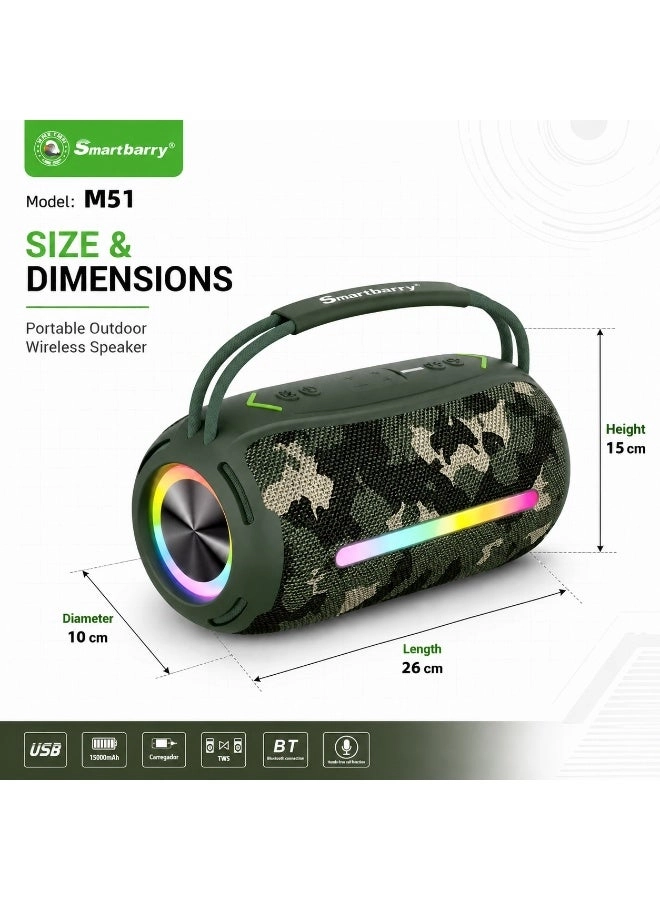 M51 - 15000mAh TWS Stereo