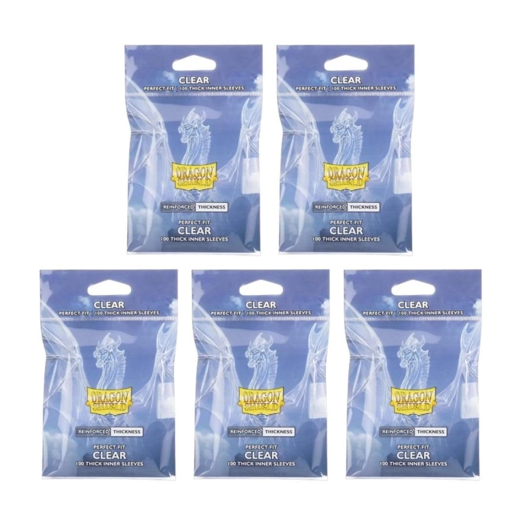C&E Dragon Shield Thick Inner Sleeve - 5 Packs 100 ct