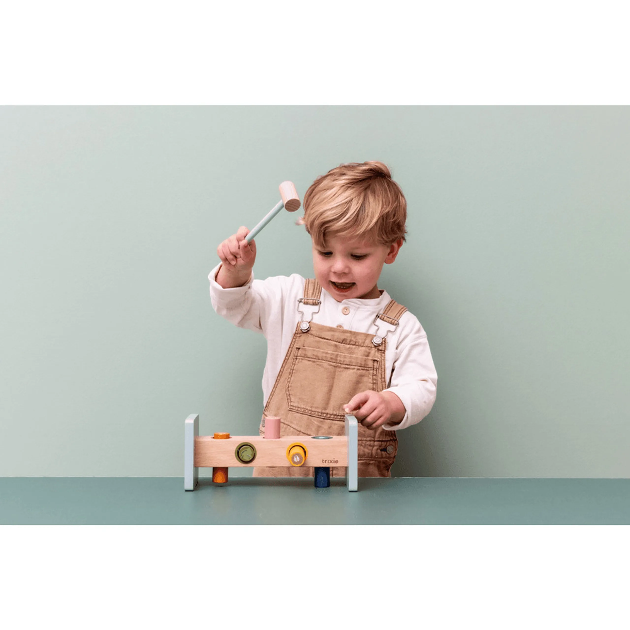 Wooden Hammer Bench Toy - Suitable for 18 months and above