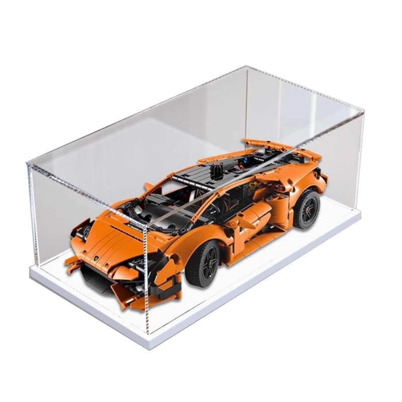 HCAEIOFJ Clear Acrylic Display Case for Lego Technic 42196