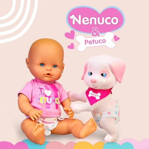 Nenuco Baby Doll - 35 cm + Petuco Puppy Ages 3+