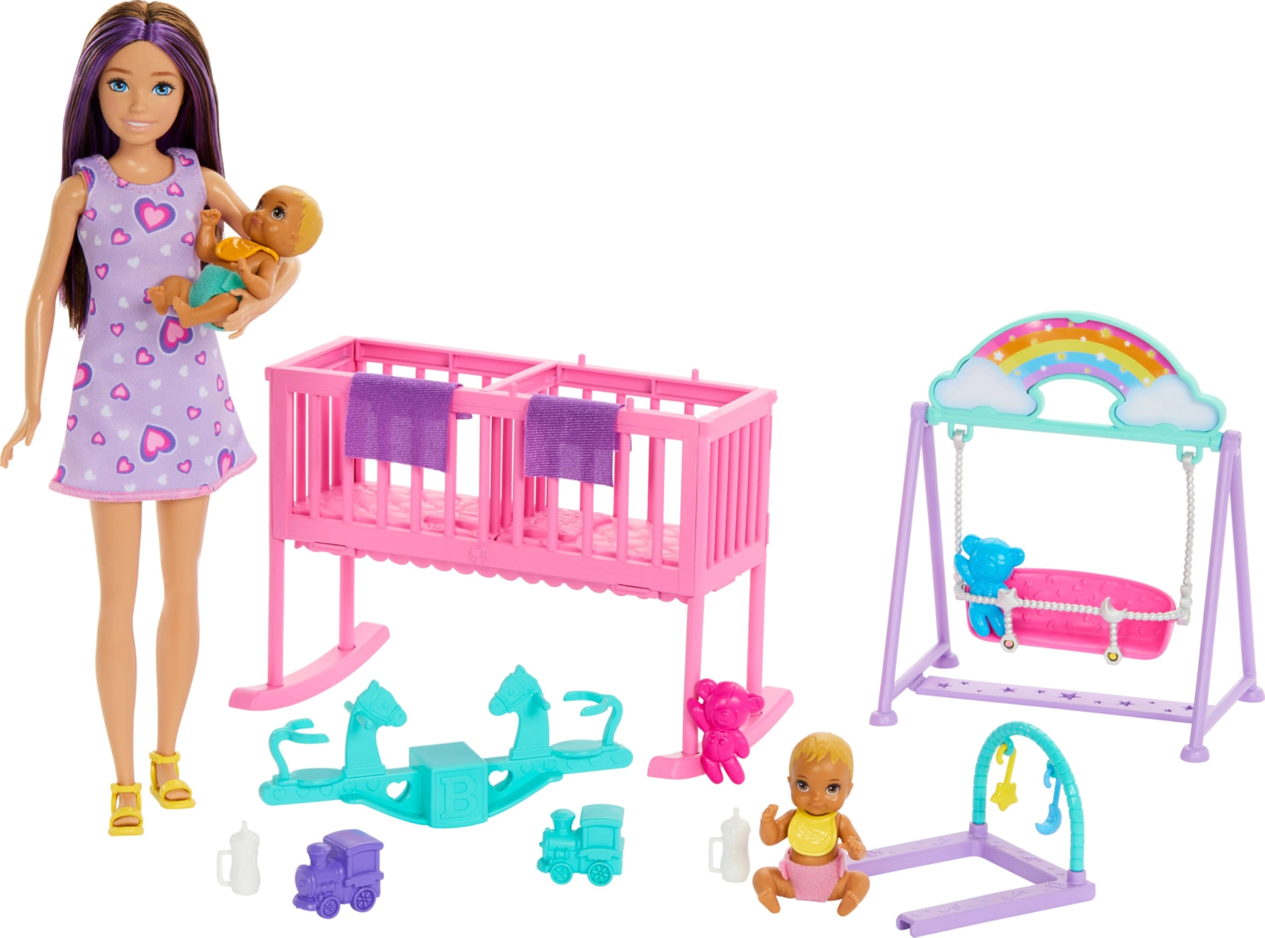 Barbie Skipper Babysitters - Twinning Nursery Playset - Double Pack