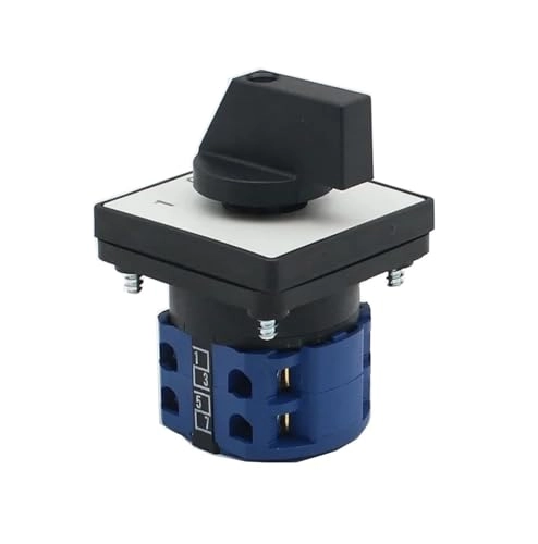 Rail Mounted Cam Switch - 2/3/4/6/7 Position 20A 660V 3 Pole Rotary Changeover