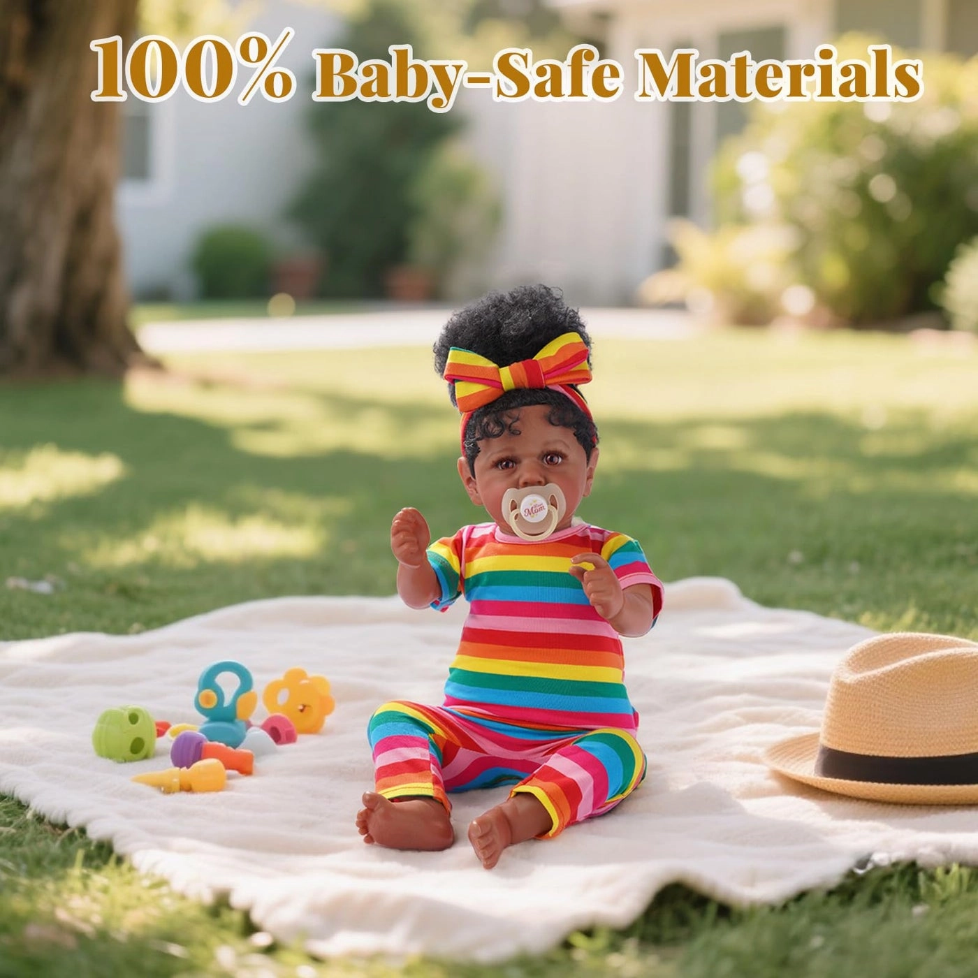 Reborn Baby Doll - 20 Inch Soft Body Ages 3+ Gift Set