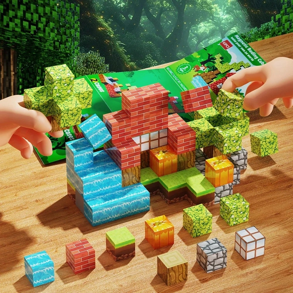 Magnetic Building Block Set - 48 pcs