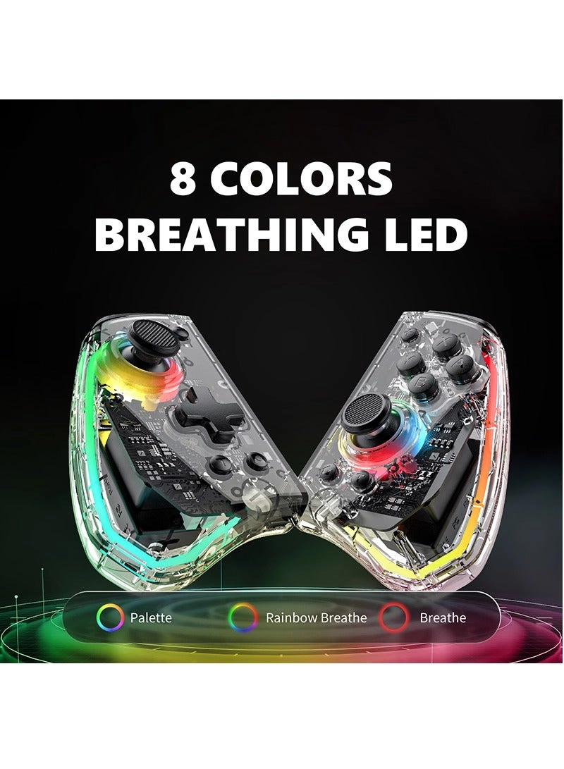 KS40 - Transparent Black Nintendo Switch