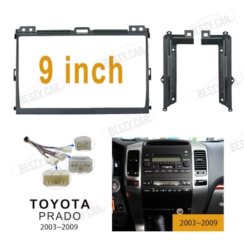Car Radio Stereo Fascia Frame - Toyota Land Cruiser Prado 120 LC120 Lexus GX470 2004-2009