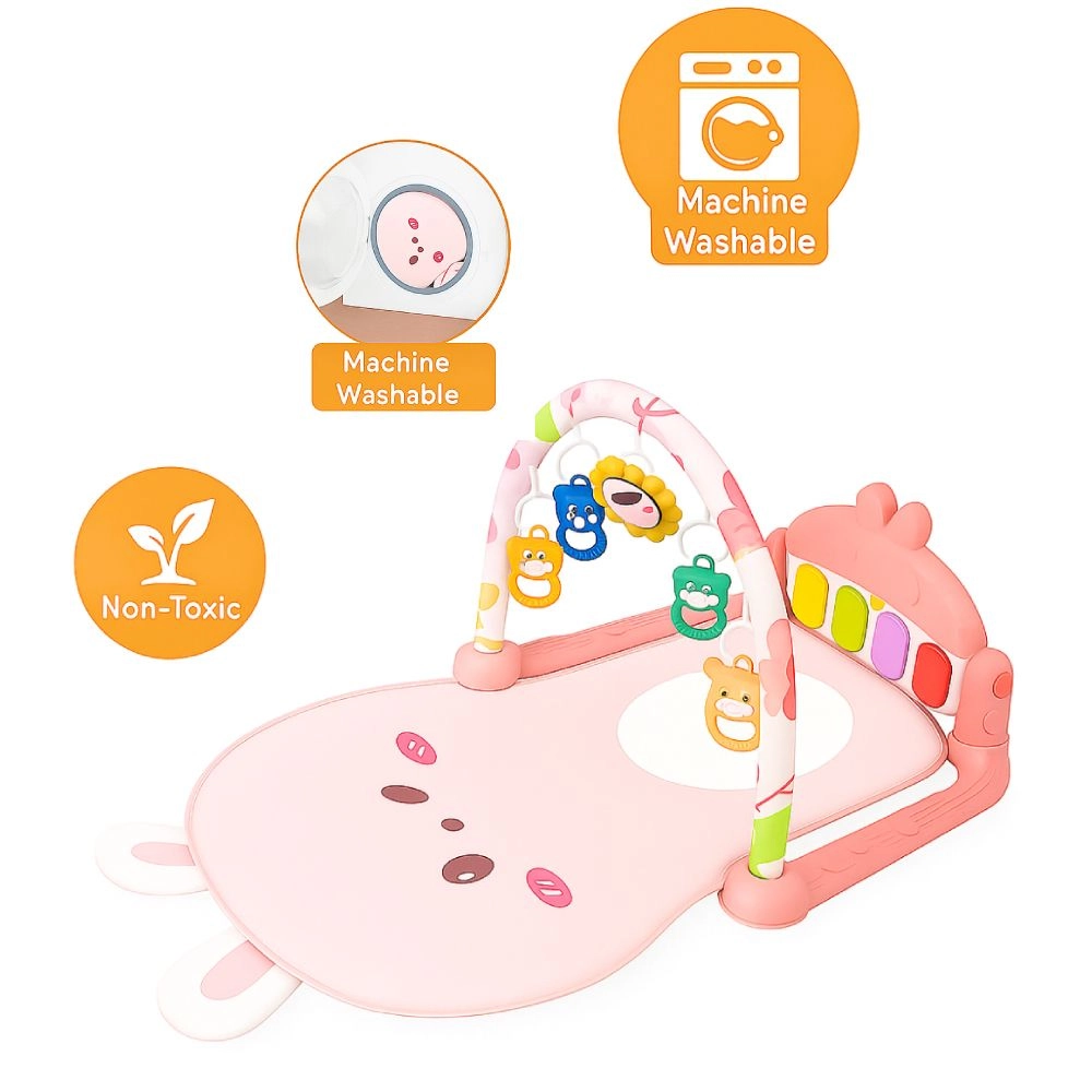 Cute Rabbit Baby Play Gym - Rabbit-themed 0 +