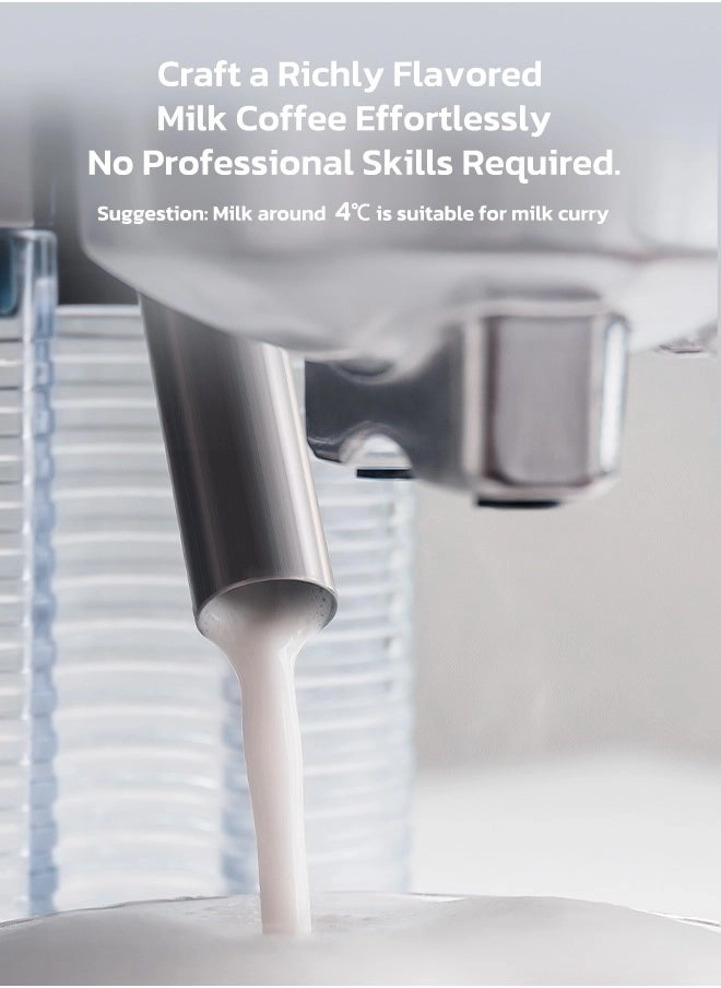 3-in-1 Semi-Automatic Espresso Machine & Milk H13A