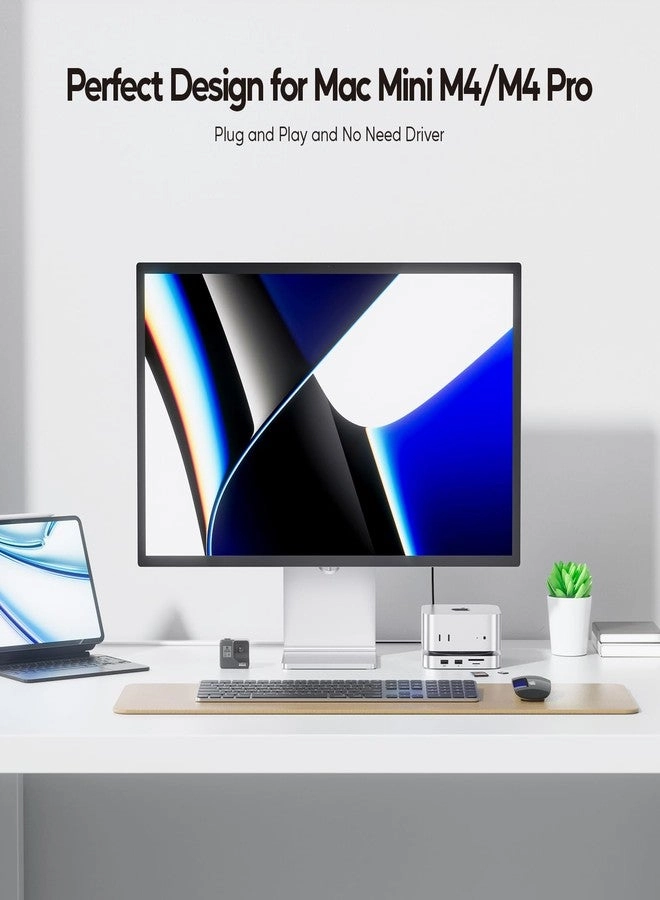 Mac mini M4 Dock - 4TB M.2 HDMI 4K 60Hz