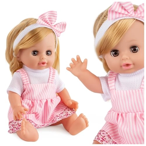 MiMi Newborn Doll - 30cm Sounds Sleep Eyes Ages 3+