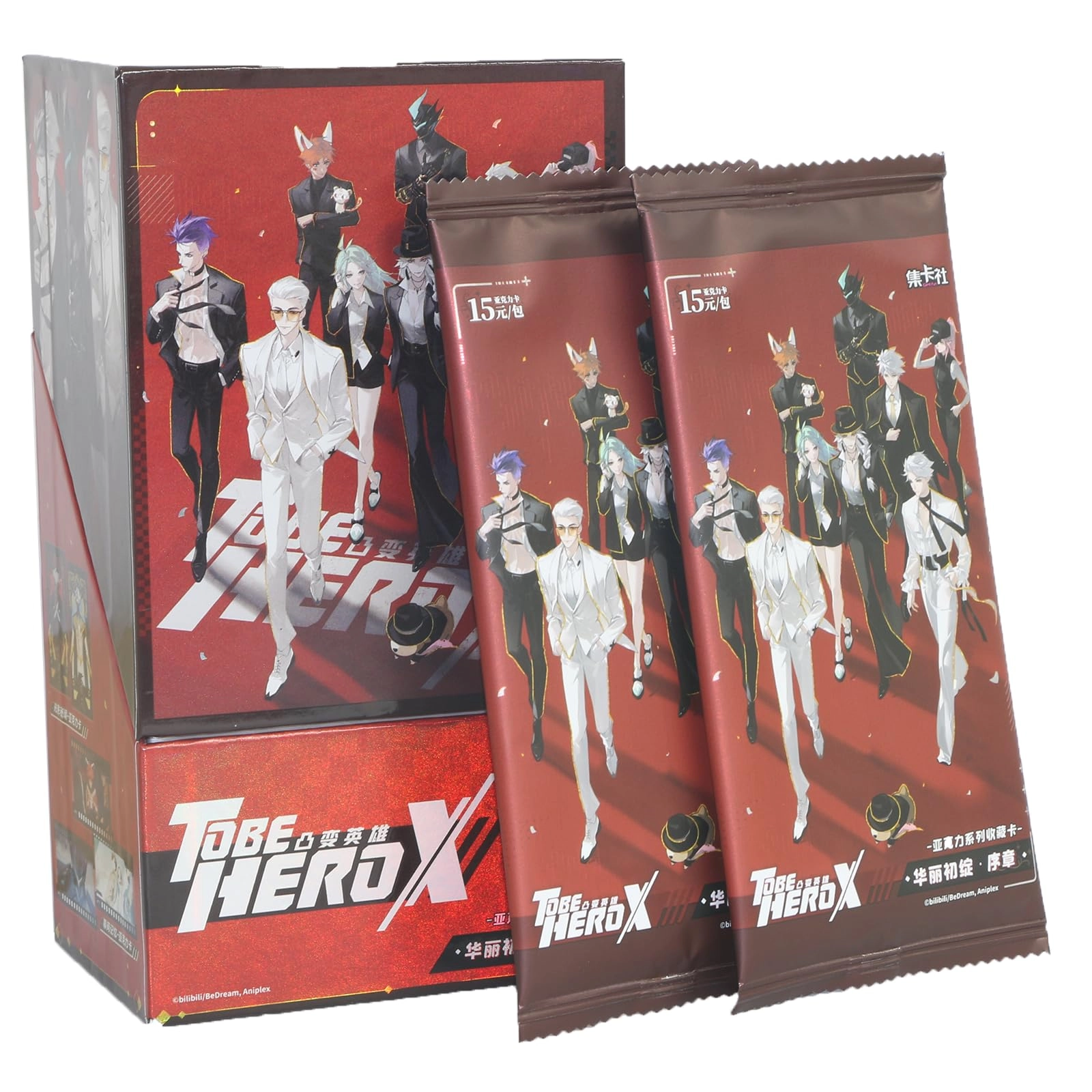 SXTT to Be Hero X TCG Booster Packs - Anime TBYX 10pcs